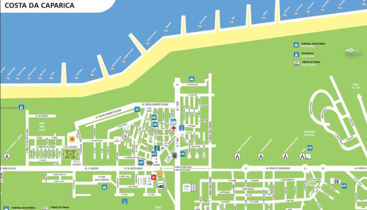 קוסטה דה קפאריקה Lisbon Beach Apartments 2 מראה חיצוני תמונה